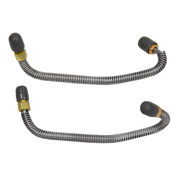 1967-69 Plymouth B-Body Four-Piston Caliper Brake Lines (Not Included in Kit) 2pc, OE Steel