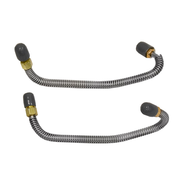 1970 Plymouth Belvedere/Satellite/Roadrunner/GTX Four-Piston Caliper Brake Lines (Not Included in Kit) 2pc, OE Steel