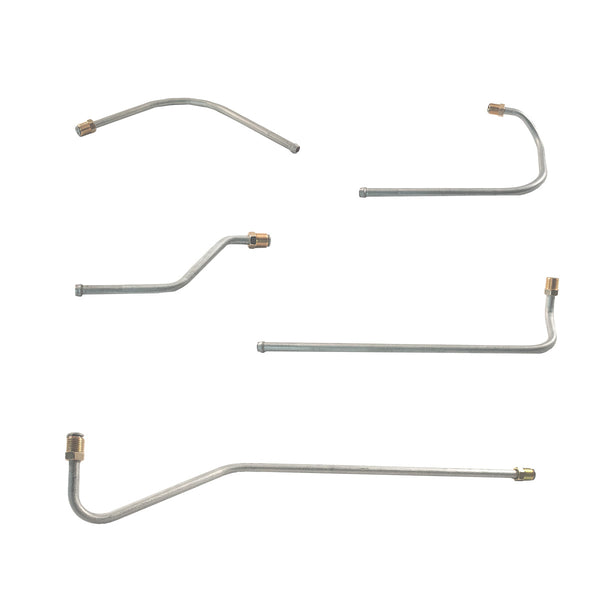 1962-63 Plymouth Belvedere/Fury 426CID Max Wedge Pump to Carb Lines 5pc, OE Steel