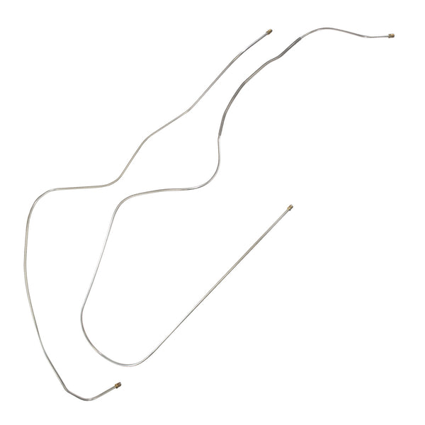 1941 Plymouth P12/Special Deluxe 117" WB 5/16" Main Fuel Lines 2pc, OE Steel