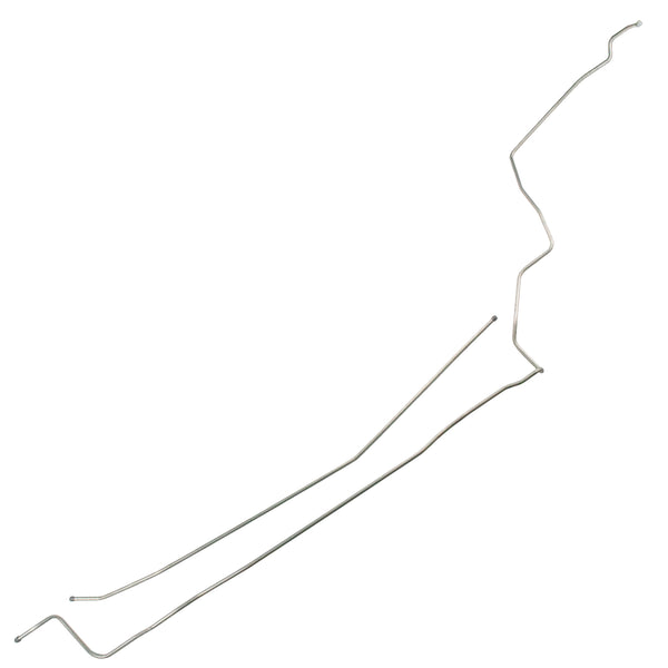 1965-66 Plymouth Fury I/II/III/Sport 119" WB 3/8" Main Fuel Line (Rear Section) 1pc, OE Steel