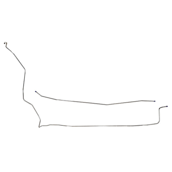 1965-66 Plymouth Fury I II III Sport 119" WB 5/16" Main Fuel Lines (Rear Section) 2pc OE Steel