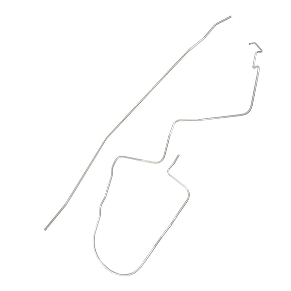 1968 Plymouth Fury I/II/III/Sport 119" WB 3/8" Main Fuel Lines 2pc, OE Steel