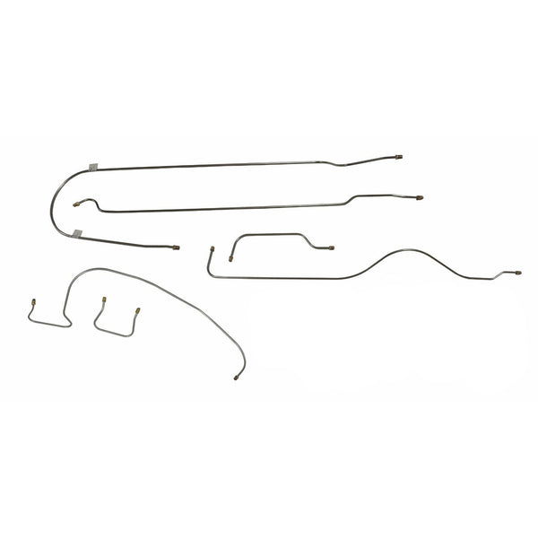 1937 Packard 1508 Complete Brake Line Kit 6pc, OE Steel