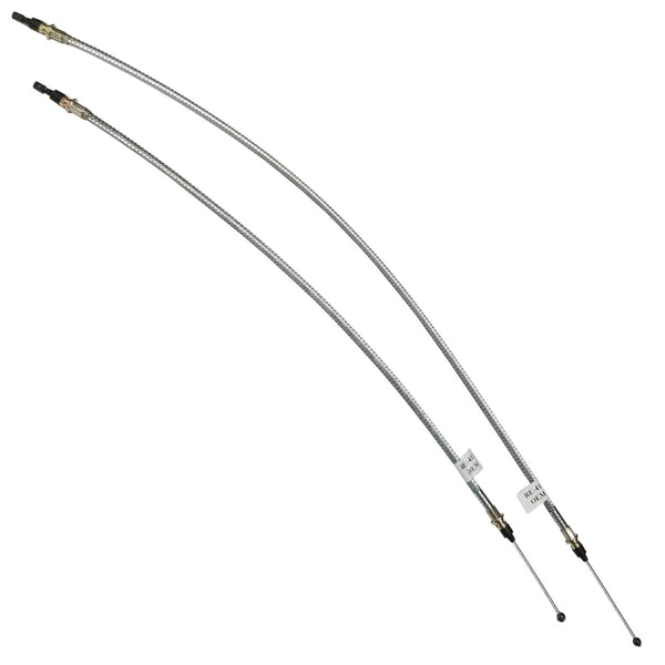 1969 Camaro JL8 Rear Disc Rear Parking Brake Cables 2pc, OE Steel