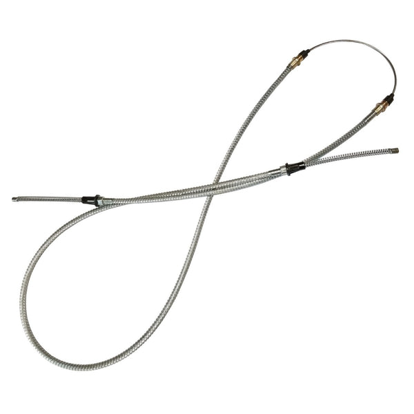 1964-67 Chevrolet Chevy II Rear Parking Brake Cable Cable Loops to Both Rear Wheels, OE Steel