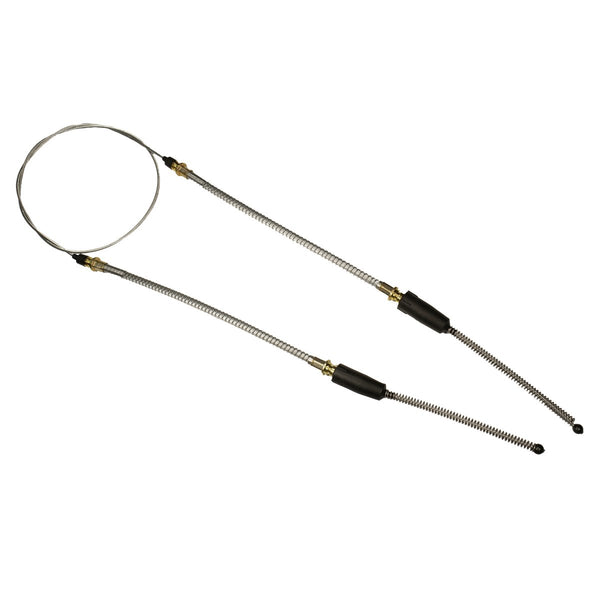 1965-79 Corvette Rear Parking Brake Cable, Loops Between Both Rear Brakes, OE Steel
