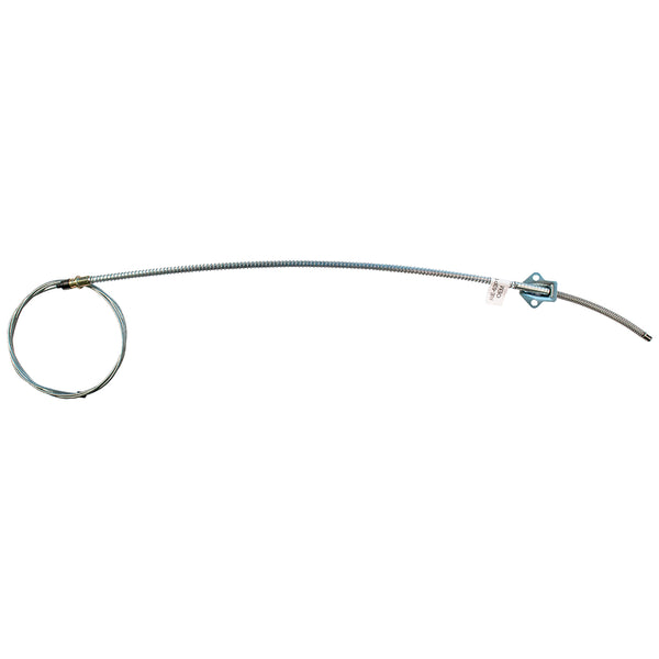 1963-64 Pontiac Bonneville Rear Parking Brake Cable (Brackets Included), OE Steel