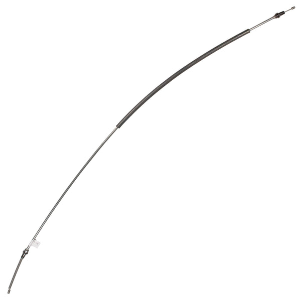 1987-93 Jeep Wrangler YJ Rear Parking Brake Cable, Long, 1pc, OE Steel