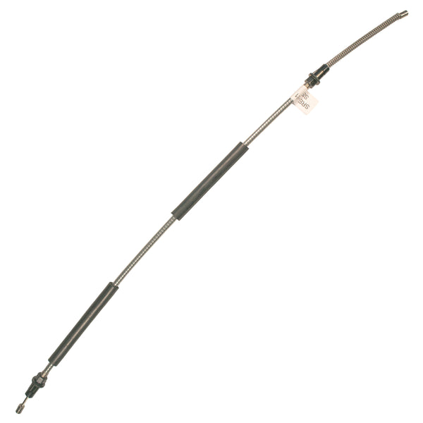 1987-93 Jeep Wrangler YJ Rear Parking Brake Cable, Short, 1pc, OE Steel