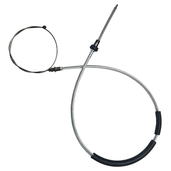 1965 Ford Mustang Rear Parking Brake Cable, Short, 1pc, OE Steel