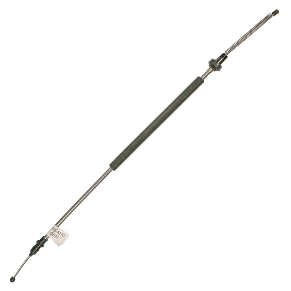 1970 Mercury Cougar Rear Parking Brake Cable, Short, OE Steel