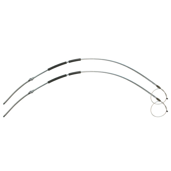 1967 Ford F-250 2WD Long Bed Rear Cable (2 Sold As Pair), OE Steel