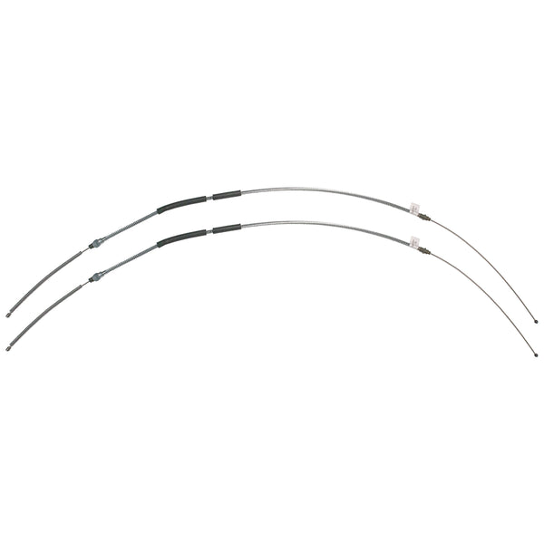 1968 Ford F-250 2wd Long Bed Rear Cables, Pair, OE Steel