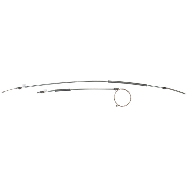 1984 Ford  F-150 4wd Short Bed Rear Parking Brake Cable Pair, OE Steel