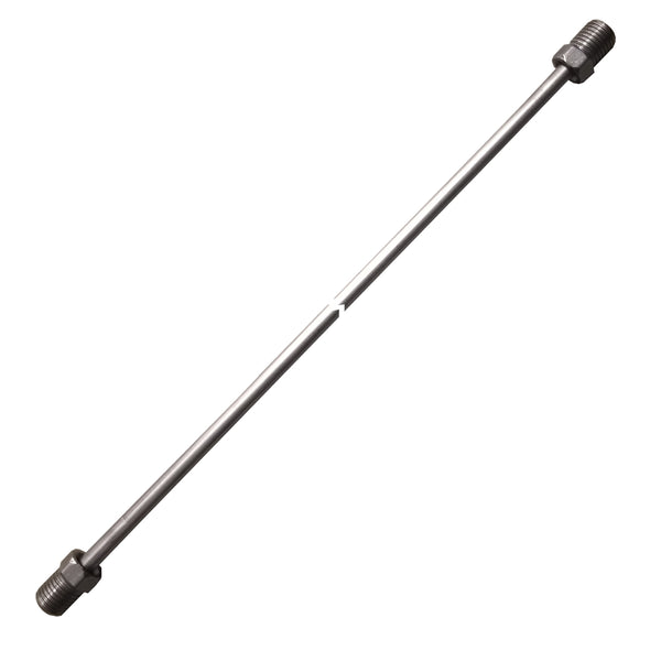 3/16" Tubing 16 Inches Long With 3/8-24 Fittings Each End Stainless