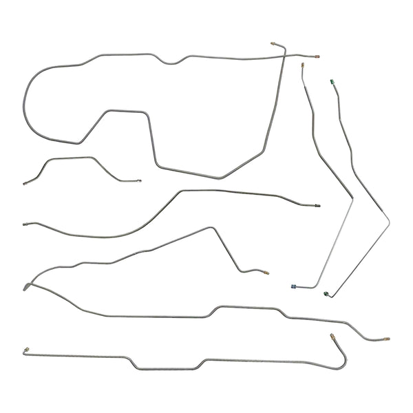 1981-83 American Motors Eagle 4WD Complete Brake Line Kit 9pc, Stainless