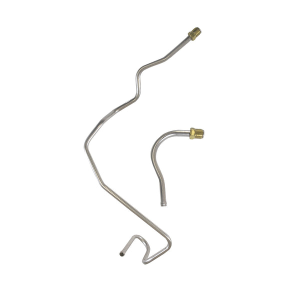 1968-70 AMC Rebel 1970 Rebel ('The Machine') V8 4bbl Pump to Carb Lines 2pc, Stainless