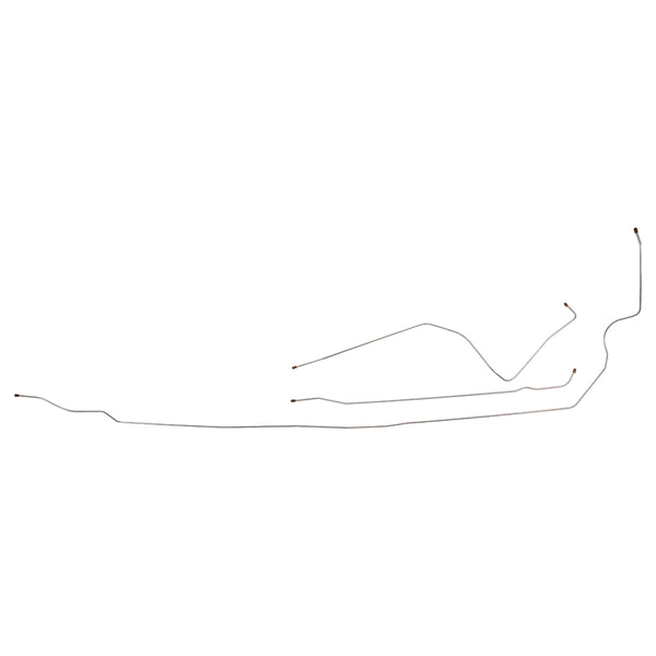 1968-70 AMC Rebel 1970 Rebel ('The Machine') 3/16" Return/Vapor Lines 3pc, Stainless