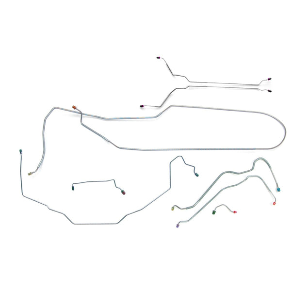 1969 Buick Special Skylark GS Convertible Power Disc Complete Brake Line Kit 8pc Stainless