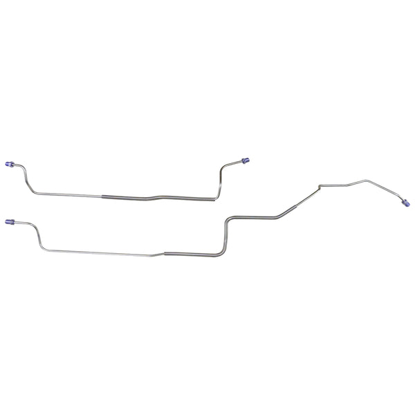 1982-87 Buick Grand National T-Type Rear Axle Brake Lines 2pc Staniless