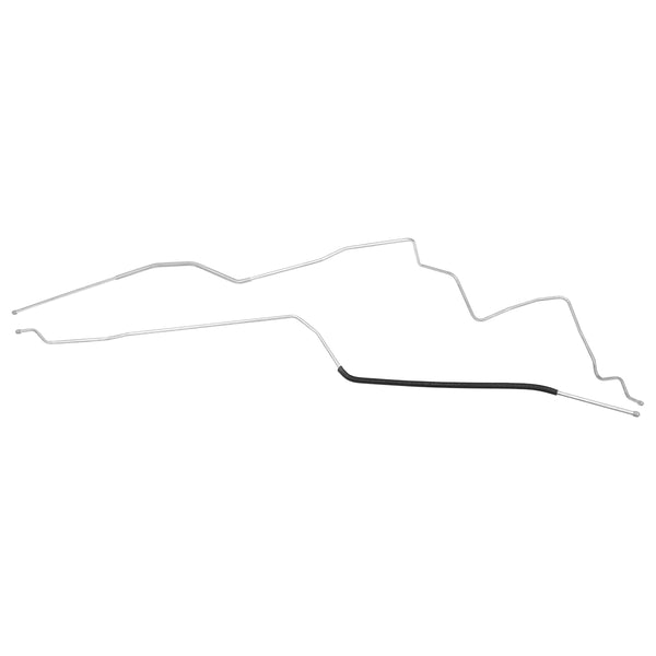 1970-72 Buick Skylark GS Hardtop (DS Routing) 3/8" Main Fuel Lines 2pc, Stainless