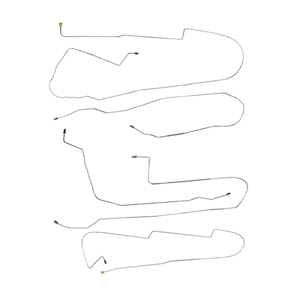 2000-05 Buick Park Avenue Four-Wheel Disc w/ABS Mid-Chassis Brake Line Kit 5pc, Stainless