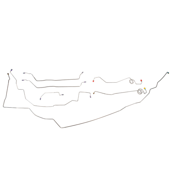 1977-82 Buick LeSabre Power Disc Brake Line Kit 7pc, Stainless