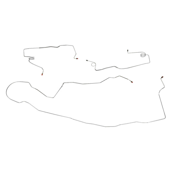 1991-1994 Buick Roadmaster Station Wagon Mid Chassis Brake Line Kit 3pc Stainless