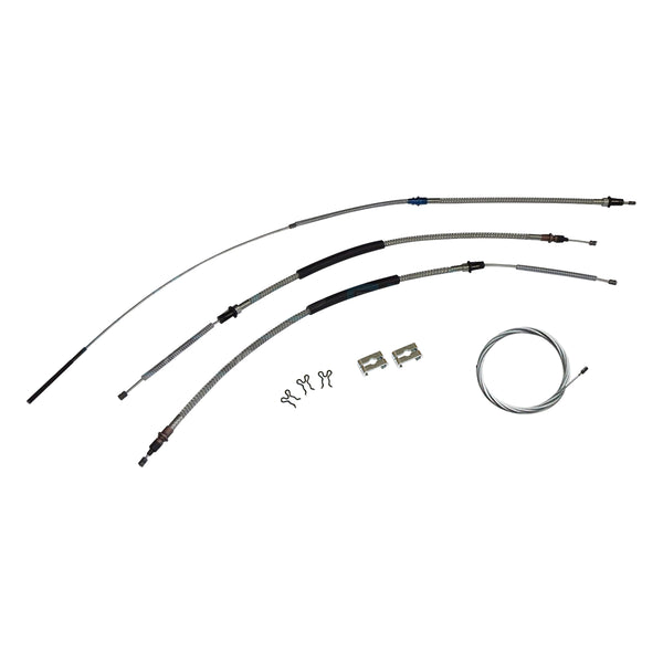 1958-64 Chevrolet Impala Complete Brake Cable Kit, Stainless