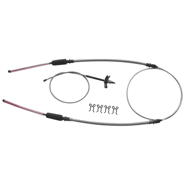 1967-79 Corvette Parking Brake Cable Kit w/Hardware, Stainless