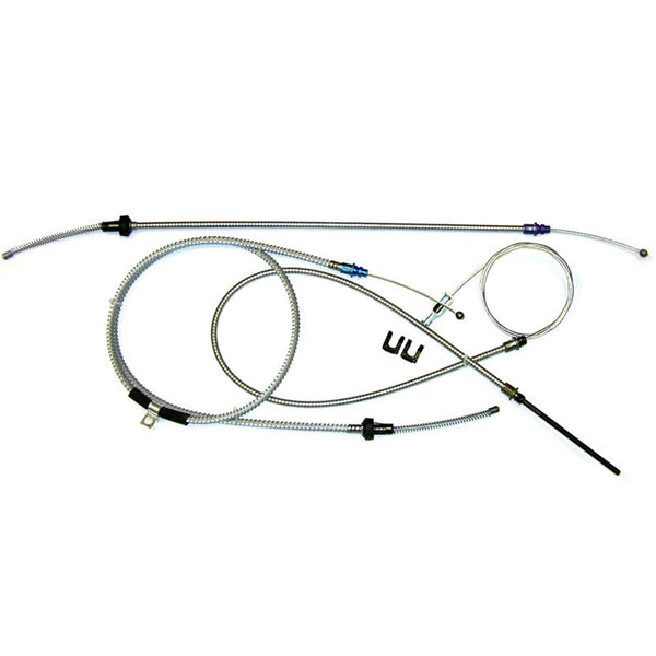 1968-70 AMC Rebel / Machine Entire Parking Brake Cable Kit, Stainless