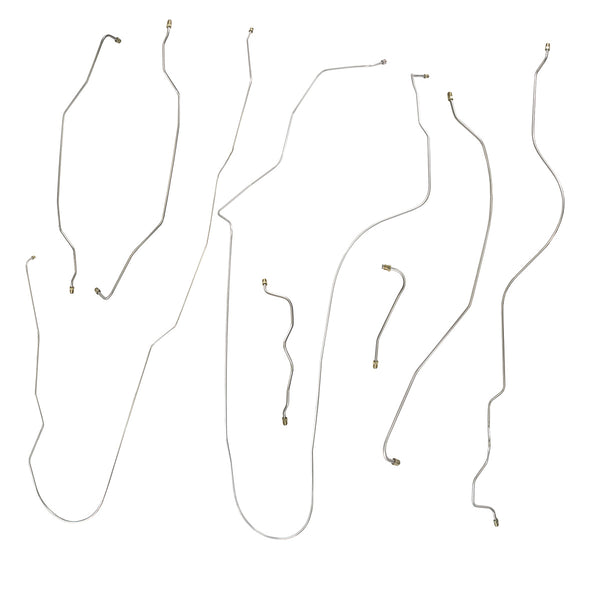 1948 Cadillac Series 75 136" WB Complete Brake Line Kit, Stainless