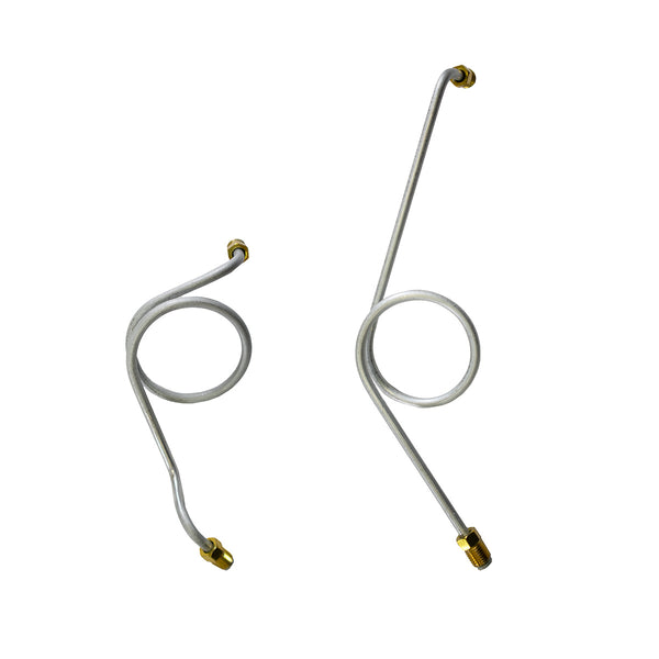 1949 Cadillac Oil Filter Lines 2pc 331 CID V8 Stainless Steel