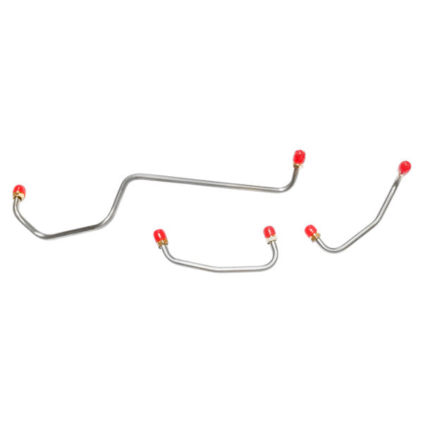 1959 Cadillac Eldorado 390CID-345HP Three Rochesters Pump to Carb Lines 3pc, Stainless