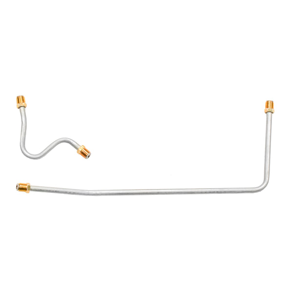 1965 Cadillac 429CID 4bbl Rochester 5/16" Pump to Carb Lines 2pc, Stainless