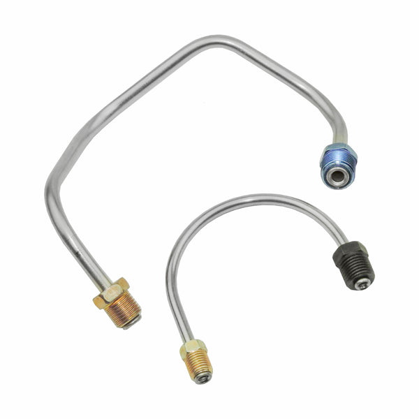 1967-68 Chevrolet Camaro 1968 Nova 3/16", 1/4" Power Drum M/C Brake Lines 2pc,Stainless