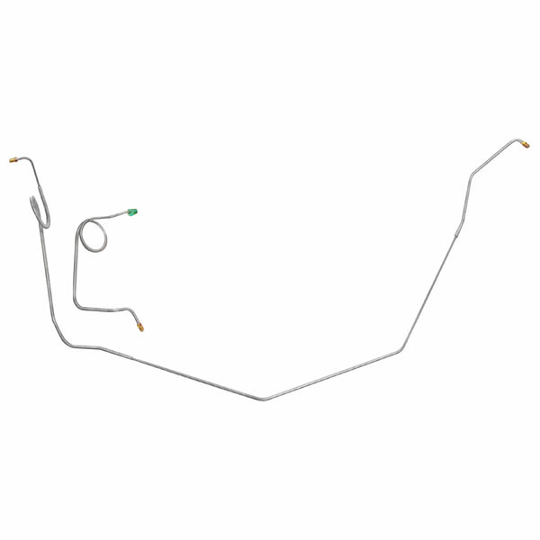 1969 Chevrolet Pontiac F-Body 1969-74 GM X-Body, Manual Drum, Right & Left Front Brake Lines, 2pc Stainless