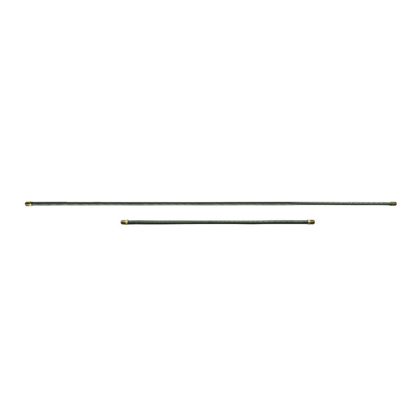 1970-1981 Chevrolet Camaro Pontiac Firebird, Rear Disc Brake Line Conversion, Rear Axle Line Kit - 2pc - Stainless Steel