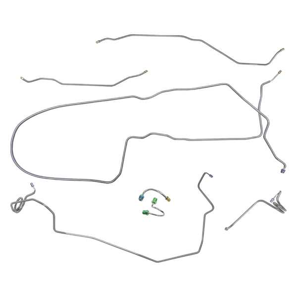 1974 Chevrolet Camaro Manual Disc Brake Line Kit 7pc, Stainless