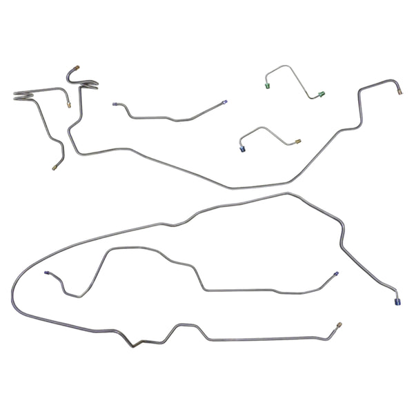 1981 Chevrolet Camaro Z-28 (Only) Power Disc Brake Line Kit 7pc, Stainless