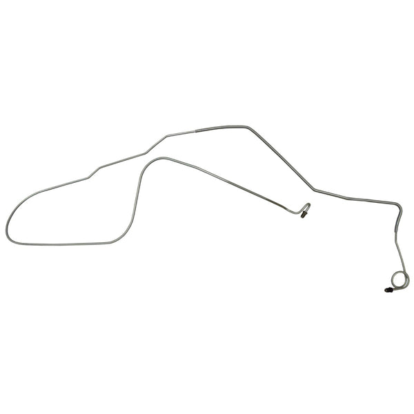 1984-85 Chevrolet Camaro Power Disc Drum Metric Fittings 1/4" Front to Rear Brake Line 1pc, Stainless