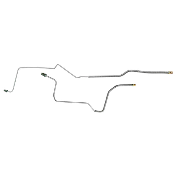 1982-1992 Chevrolet Camaro Pontiac Firebird, Rear Disc Brake Line Conversion, Rear Axle Line Kit - 2pc - Stainless Steel