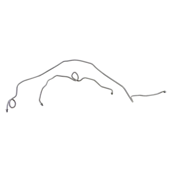 1986-89 Chevrolet Camaro Power 4 Wheel Disc Right & Left Front Brake Line Kit, 2pc Stainless