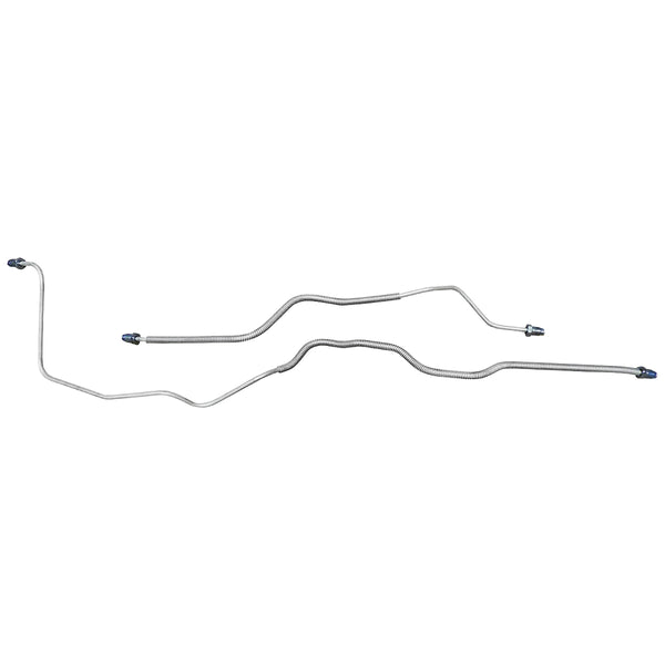 1989-92 Chevrolet Camaro Rear Disc Axle Lines Metric Fittings 2pc, Stainless
