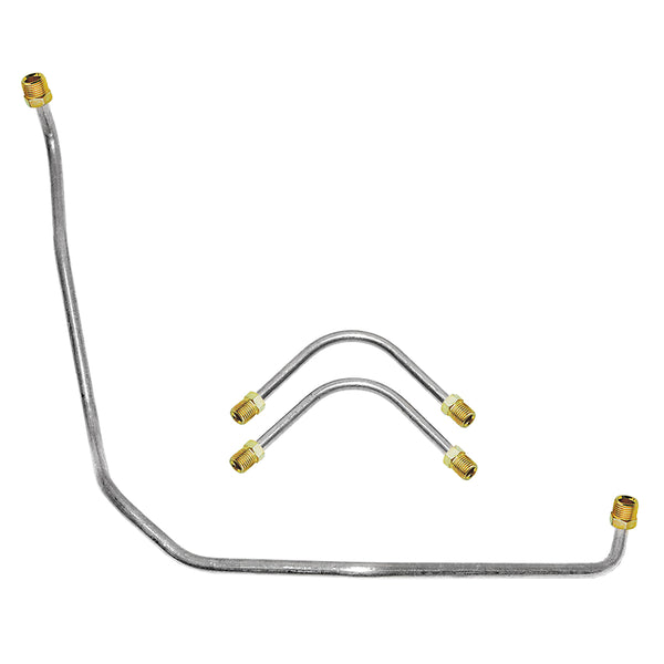 1969 Chevrolet Camaro 302CID-350HP 4bbl Holley Dual-Feed 3/8", 5/16" Pump to Carb Lines 3pc (Requires Y Block), Stainless