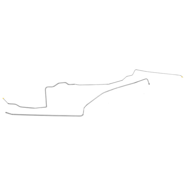 1974 Chevrolet Camaro (PS Routing) 1/4" Tank to Pump Fuel Return Lines 2pc, Stainless