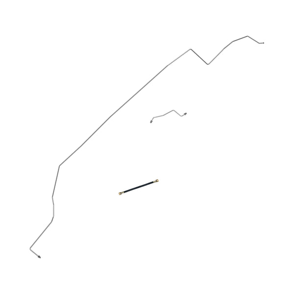 1985-87 Chevrolet Camaro V8 FI (DS Routing) 5/16" Tank to Pump Fuel Return Lines 3pc, Stainless