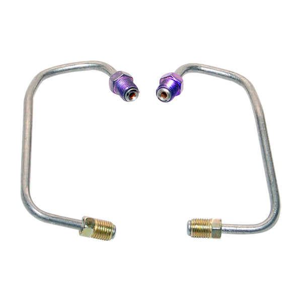 1968 Chevrolet El Camino/SS (3/8-24 Right/Left @ Aftermarket Caliper) Disc Caliper Lines 2pc, Stainless