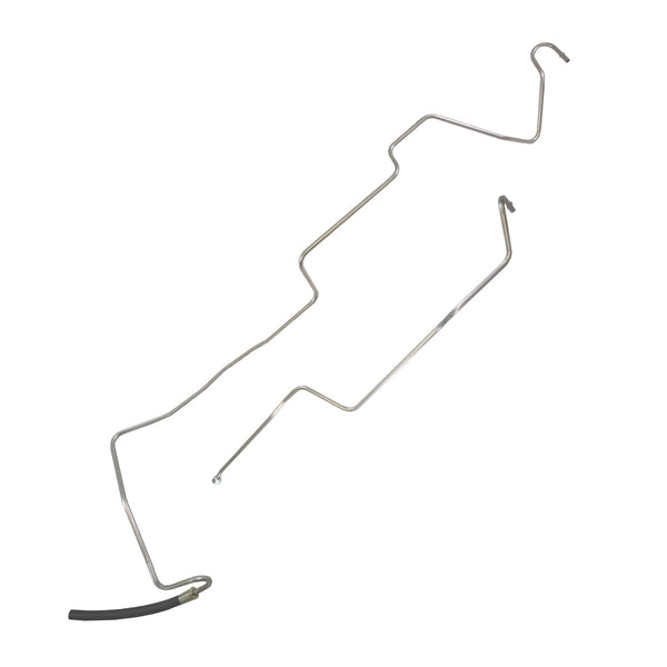 1968-72 Chevrolet El Camino SS Trans Cooler Lines 6cyl, Turbo 350,  5/16", 2pc, Stainless